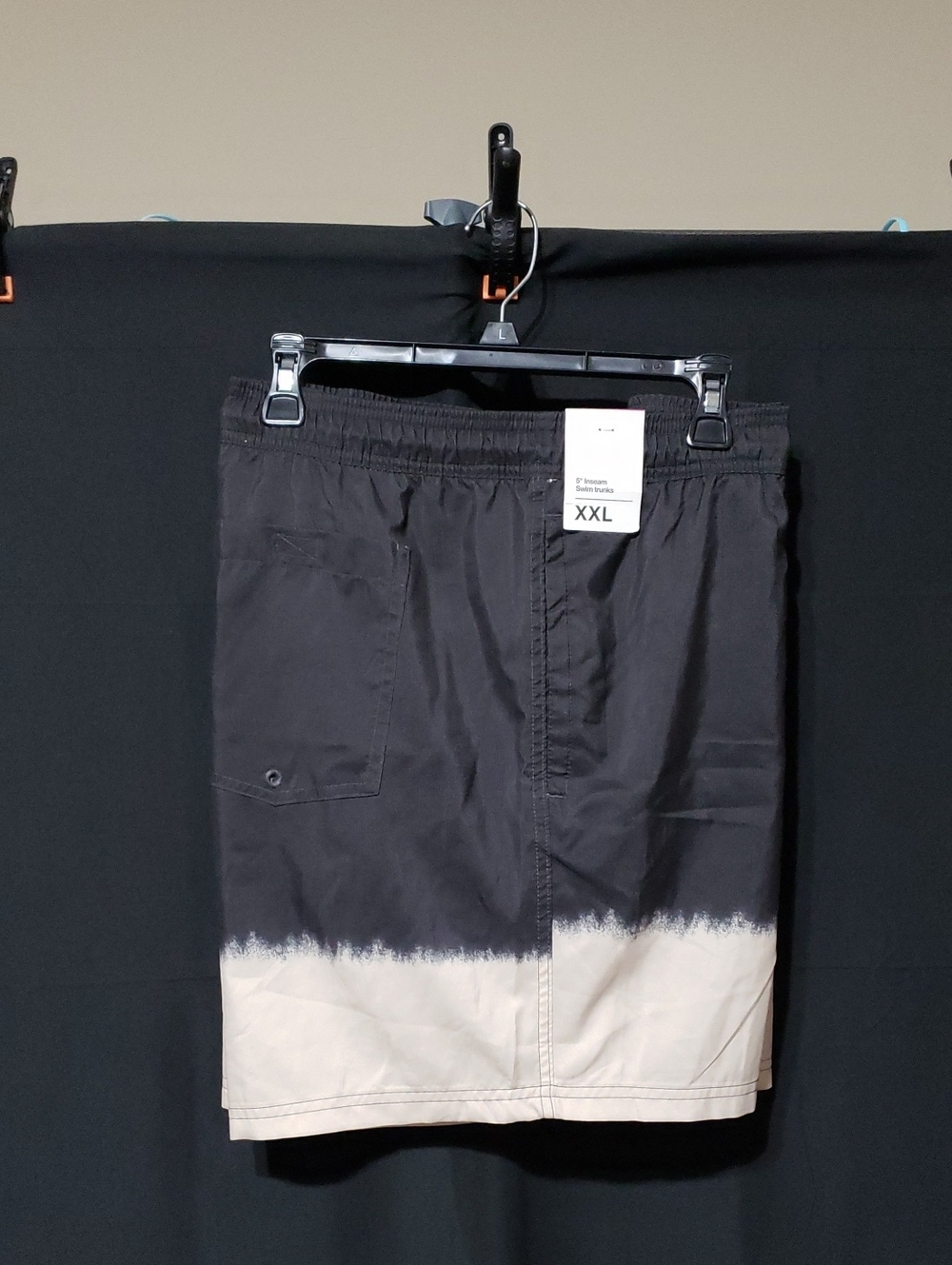 Original Use Gray Ombre Swim Trunks In Size: XXL